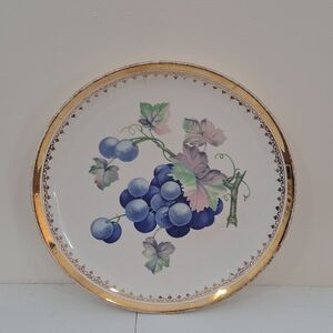 Vintage 1920s  Semi-vitreous Porcelain Plate From Taylor, Smith & Taylor Co.